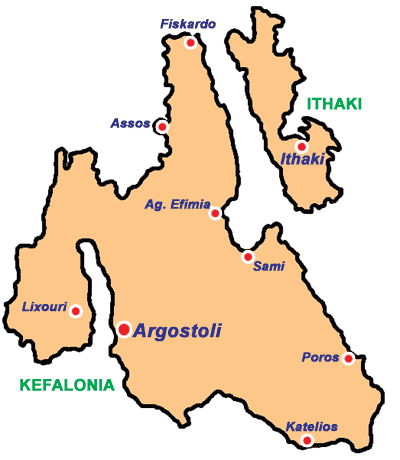 A szomszdos sziget Kefalnia